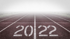 2022 Neujahr Startschuss Laufbahn