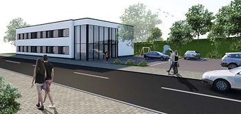 3D-Ansicht mit Logos