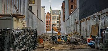 Abriss Baulücke Häuser Stadt Stadtviertel