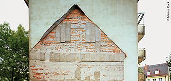 Abriss Lücke Haus Baustelle