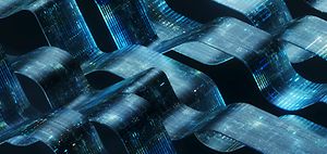 Abstrakte Blockchain Technologie