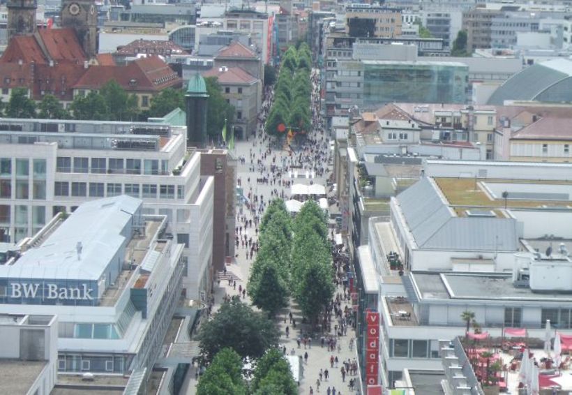 Aktivste Städte bei der Einzelhandelsvermietung, Platz 8: Stuttgart
