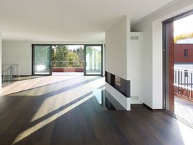 Ansicht Zimmer Holzbau