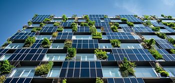 Apartments Wohnungen Wohngebäude Begrünung 