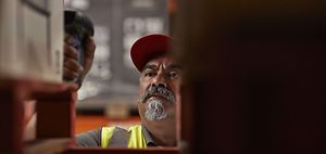 Arbeiter Lager Logistik