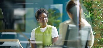 Arbeitskollegen während einem Meeting