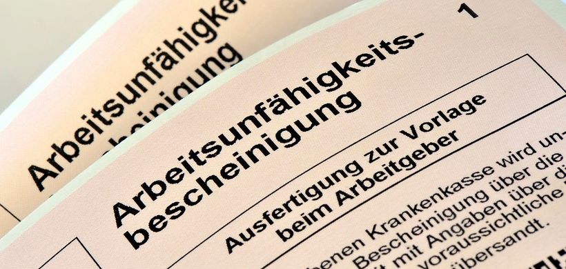 Arbeitsunfähigkeitsbescheinigung (1)