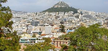 Athen Blick zum Lykavittos Hügel_by_Bildpixel_pixelio.de