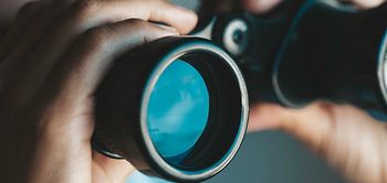 Außensicht Fernglas