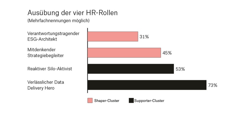 Ausübung der vier HR-Rollen