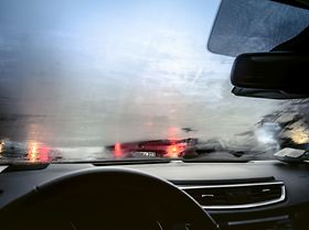 Autoscheibe beschlagen