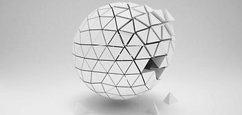 Ball als Gesamtheit mit einzelnen Teilen