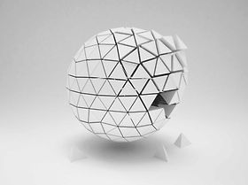 Ball als Gesamtheit mit einzelnen Teilen