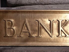 Bank Schild