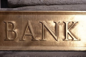 Bank Schild