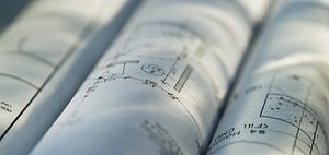 Baupläne_technische Zeichnungen (gerollt)