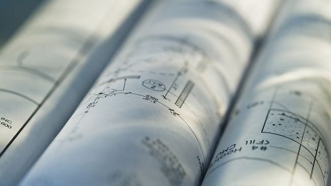 Baupläne_technische Zeichnungen (gerollt)