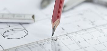 Bauplanung Bauplan Lineal Bleistift