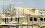 Baustelle Dach und Gerüst