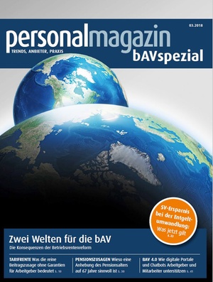 Sonderveröffentlichung bAV Spezial 3/2018