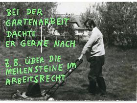 Bei der Gartenarbeit