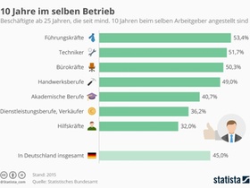 Bild für Infografik Destatis Beschäfftigungsdauer