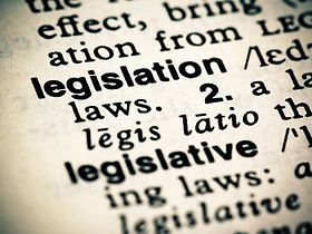 Bild Wörterbuchdefinition des englischen Wortes für Gesetzgebung