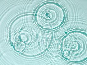 Blaue Wassertextur