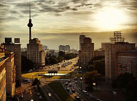 Blick über Berlin_Abendsonne