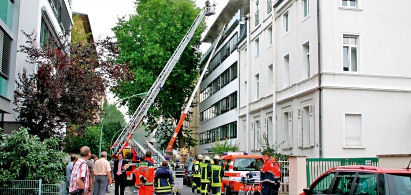 Brandschutz Feuer bei Bauarbeiten