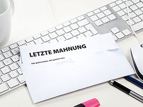 Brief Letzte Mahnung
