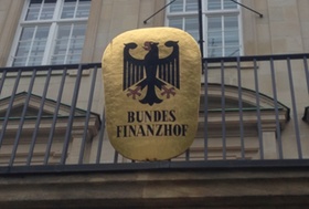 Bundesfinanzhof Schild