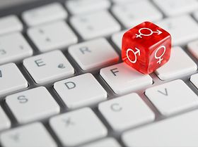 Gendern Sprache Würfel Tastatur 