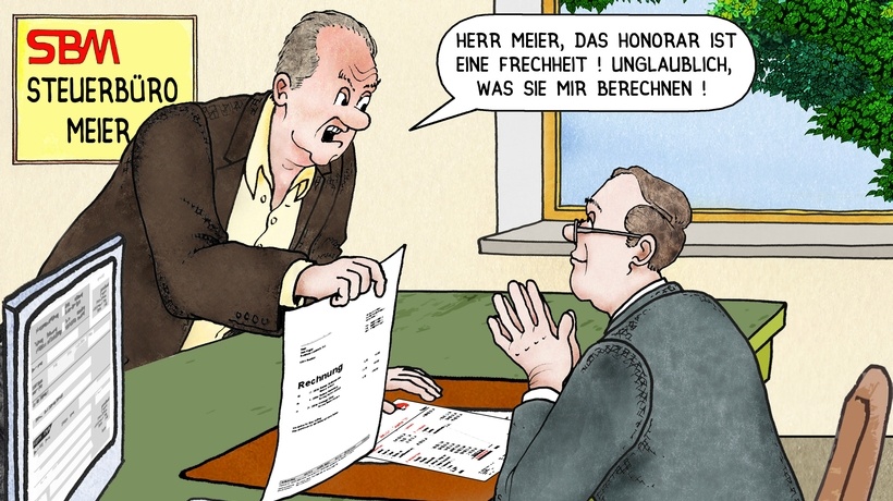 Cartoon Honorar Bild 1