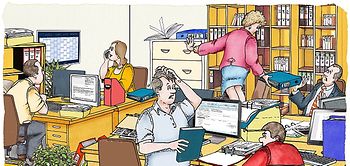 Cartoon Qualitätsmanagement Bild 1