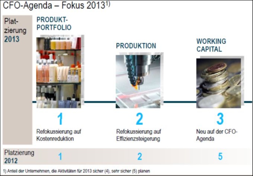 CFO-Agenda 2013, Gesamtsicht aller Hebel
