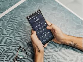 ChatGBT auf Handydisplay