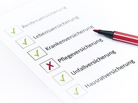 Checkliste für Versicherungen