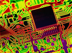 Circuit board Nahaufnahme