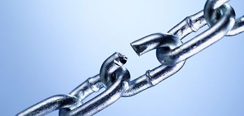 Close-up of a chain link