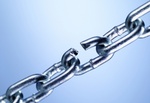 Close-up of a chain link