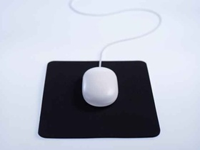 Close-up of a computer mouse