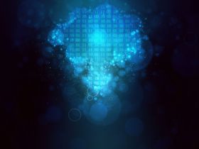 Cloud mit Programmierer-Zahlen