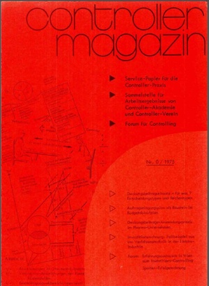 Controller Magazin Ausgabe 1/1975 | Controller Magazin