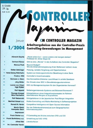 Controller Magazin Ausgabe 1/2004 | Controller Magazin