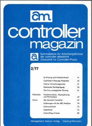 Controller Magazin Ausgabe 2/1977 | Controller Magazin