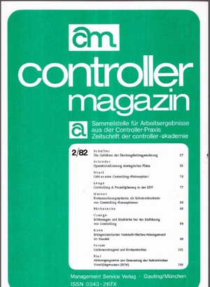 Controller Magazin Ausgabe 2/1982 | Controller Magazin