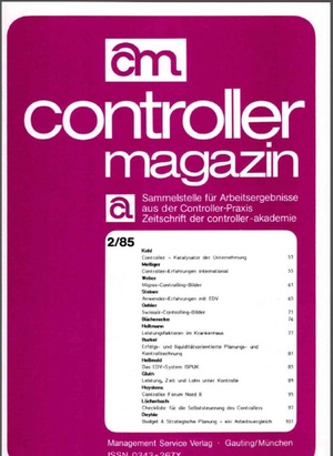 Controller Magazin Ausgabe 02/1985 | Controller Magazin