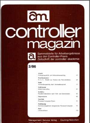 Controller Magazin Ausgabe 2/1986 | Controller Magazin