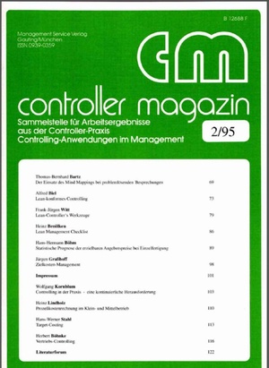 Controller Magazin Ausgabe 02/1995 | Controller Magazin
